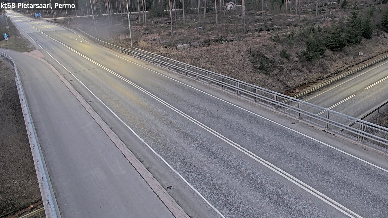 Weather Camera Image Väg 68 Jakobstad, Permo, Pietarsaari, Pohjanmaa