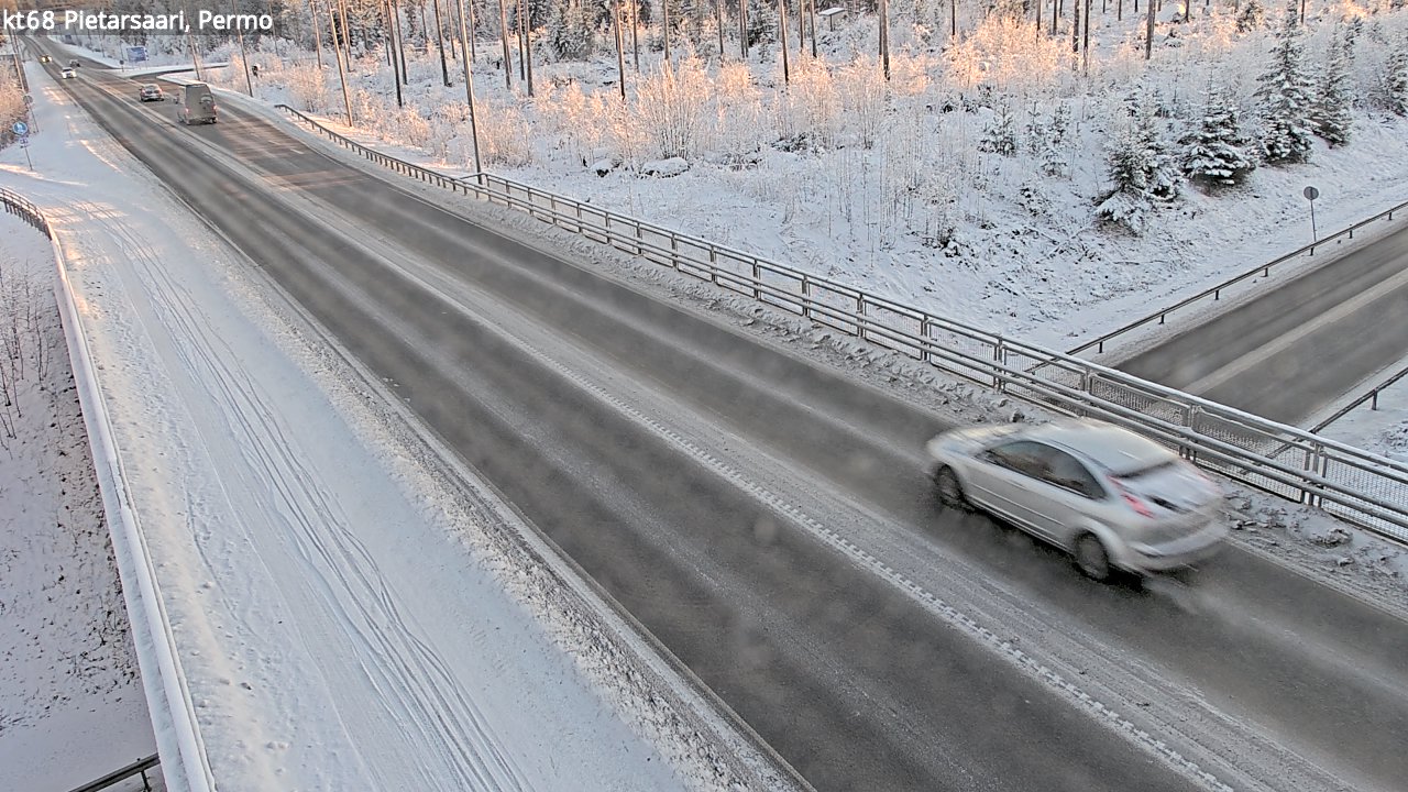 Weather Camera Image Väg 68 Jakobstad, Permo, Pietarsaari, Pohjanmaa