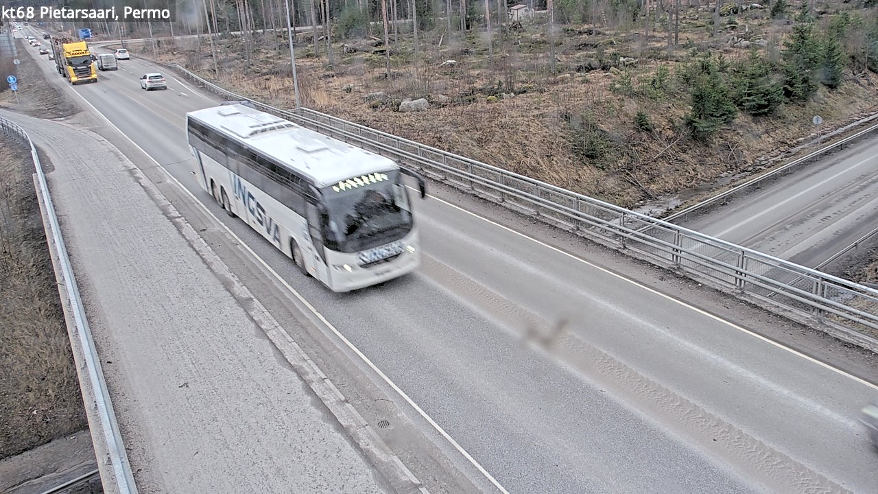 Weather Camera Image Väg 68 Jakobstad, Permo, Pietarsaari, Pohjanmaa