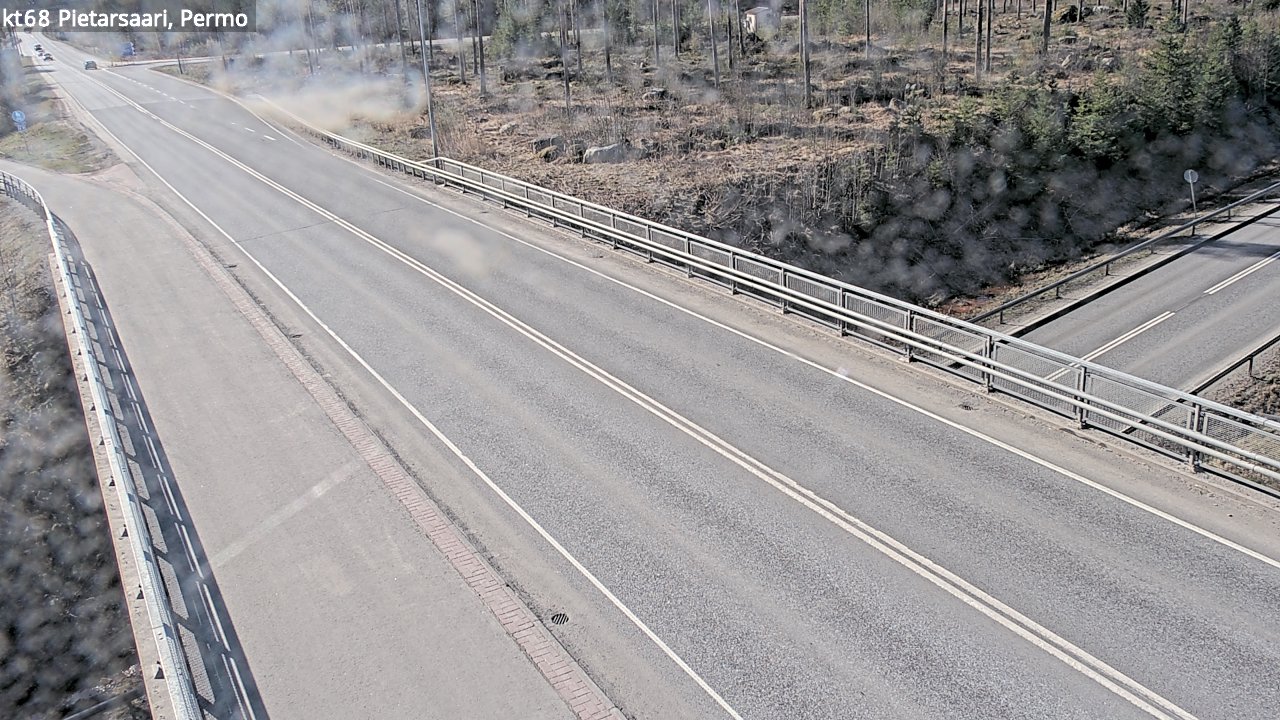 Weather Camera Image Väg 68 Jakobstad, Permo, Pietarsaari, Pohjanmaa