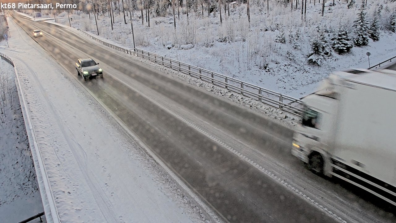 Weather Camera Image Road 68 Pietarsaari, Permo, Pietarsaari, Pohjanmaa