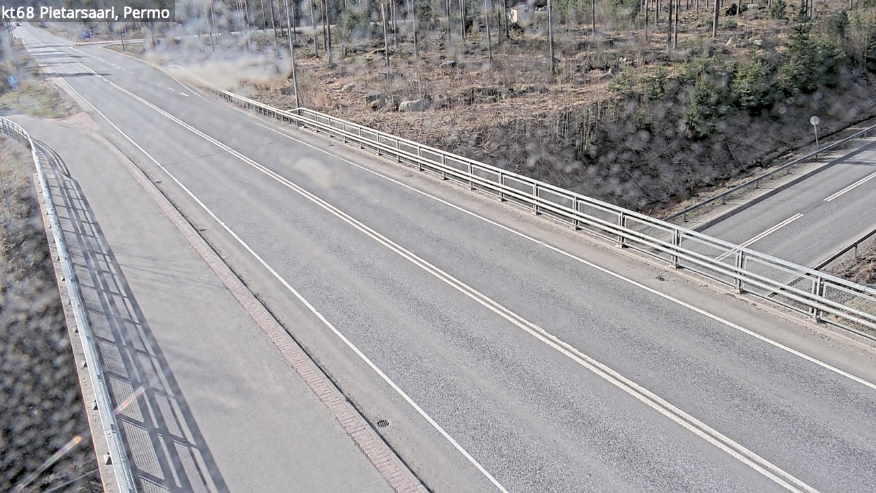 Weather Camera Image Väg 68 Jakobstad, Permo, Pietarsaari, Pohjanmaa