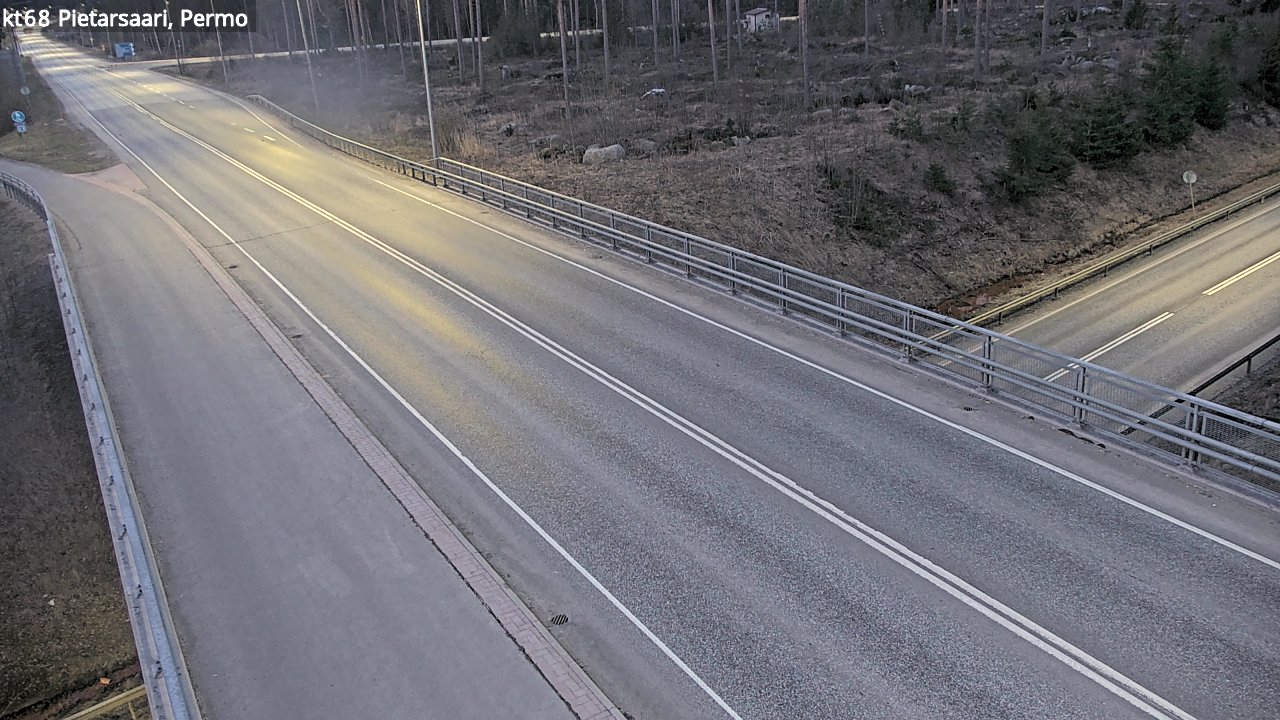 Weather Camera Image Väg 68 Jakobstad, Permo, Pietarsaari, Pohjanmaa