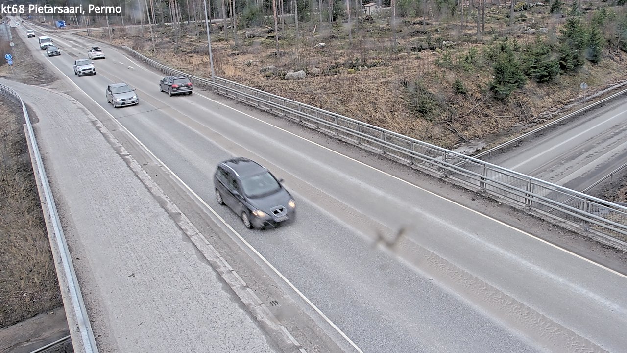 Weather Camera Image Väg 68 Jakobstad, Permo, Pietarsaari, Pohjanmaa