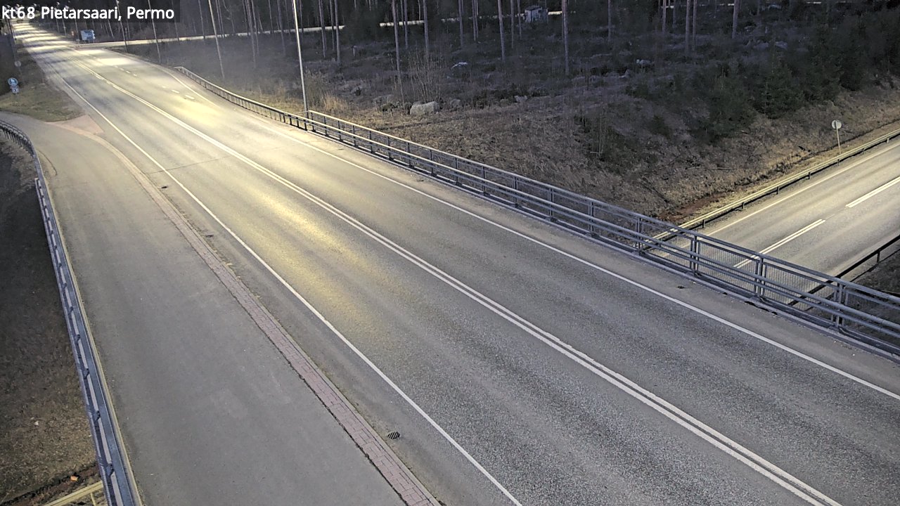 Weather Camera Image Väg 68 Jakobstad, Permo, Pietarsaari, Pohjanmaa