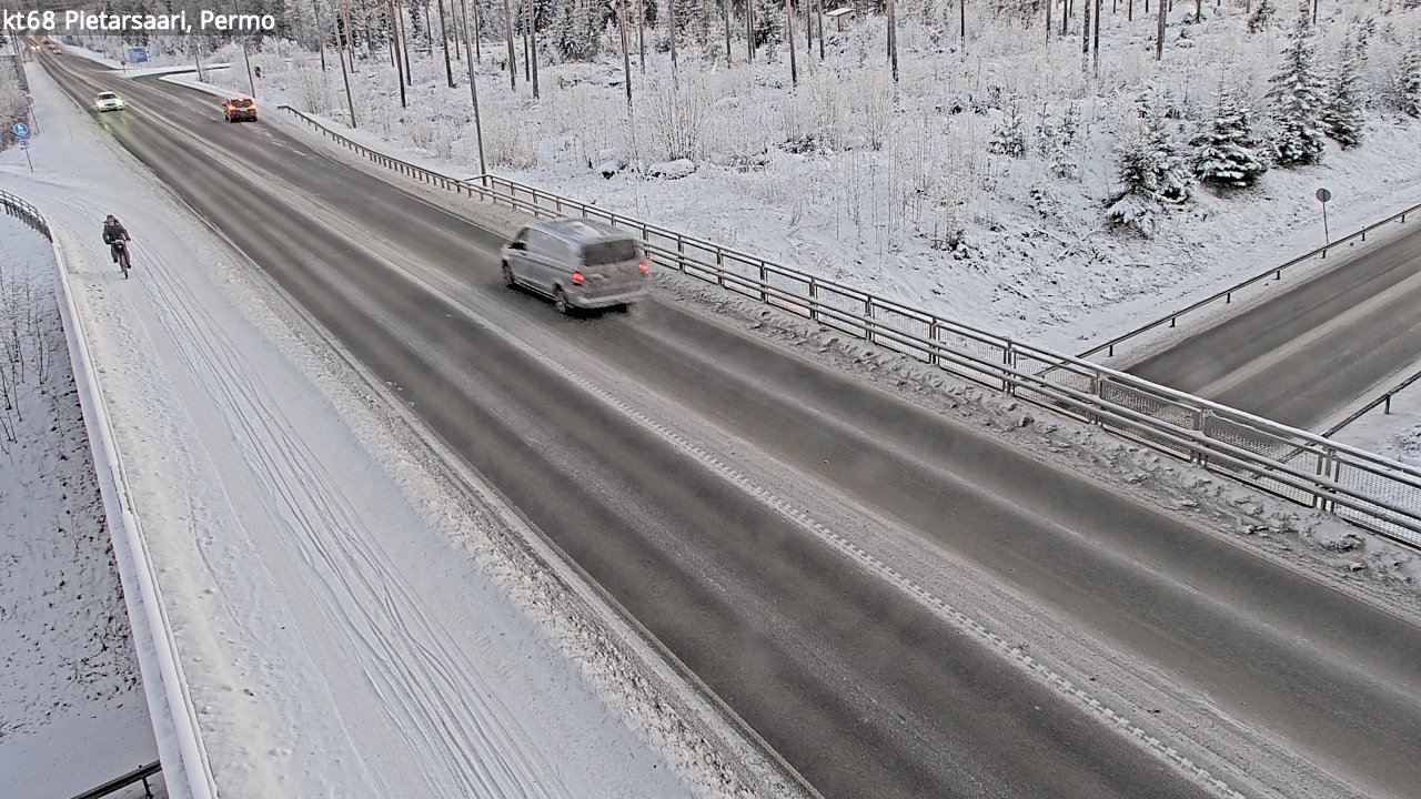 Weather Camera Image Väg 68 Jakobstad, Permo, Pietarsaari, Pohjanmaa