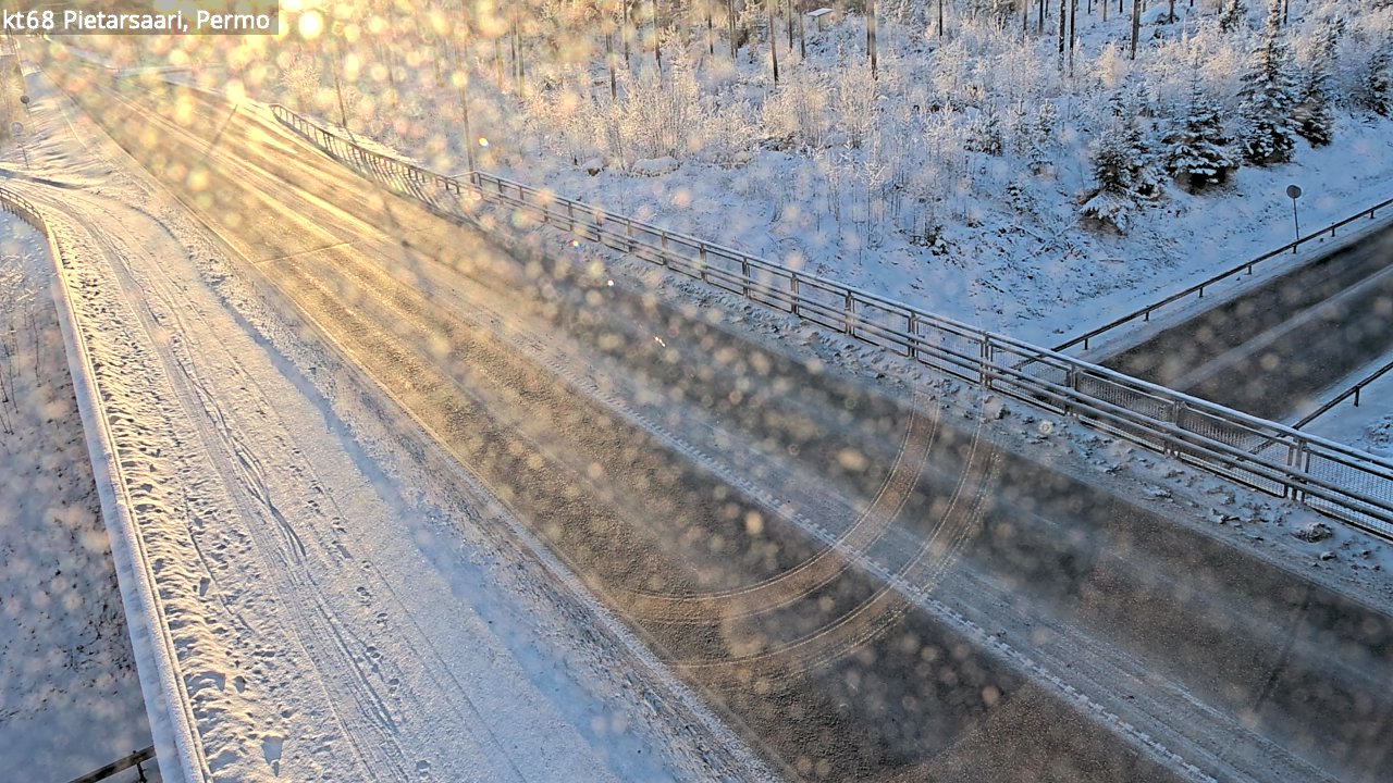 Weather Camera Image Road 68 Pietarsaari, Permo, Pietarsaari, Pohjanmaa