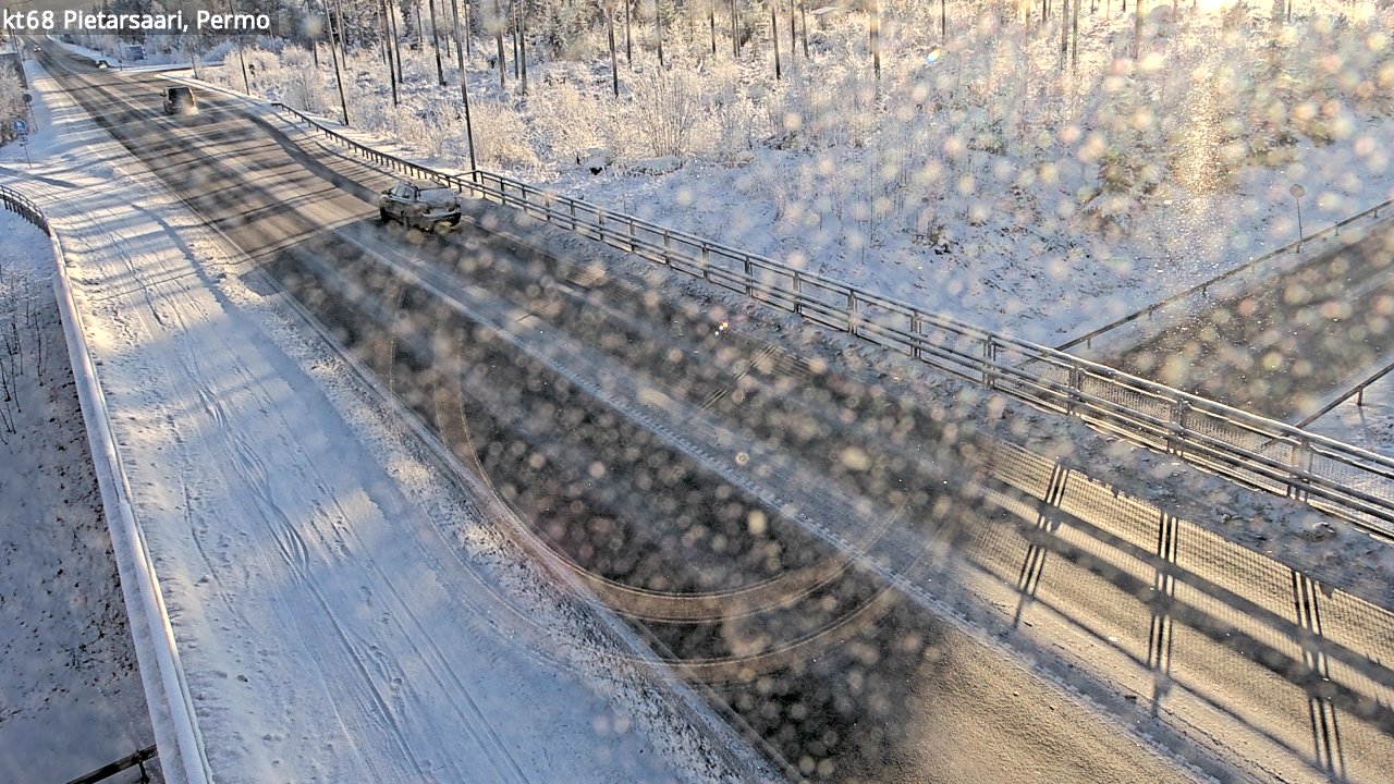 Weather Camera Image Väg 68 Jakobstad, Permo, Pietarsaari, Pohjanmaa