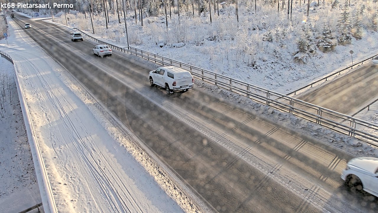 Weather Camera Image Väg 68 Jakobstad, Permo, Pietarsaari, Pohjanmaa