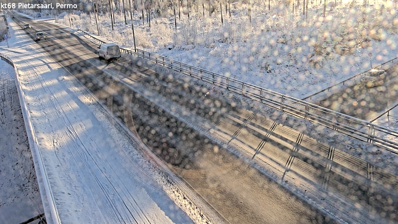 Weather Camera Image Väg 68 Jakobstad, Permo, Pietarsaari, Pohjanmaa