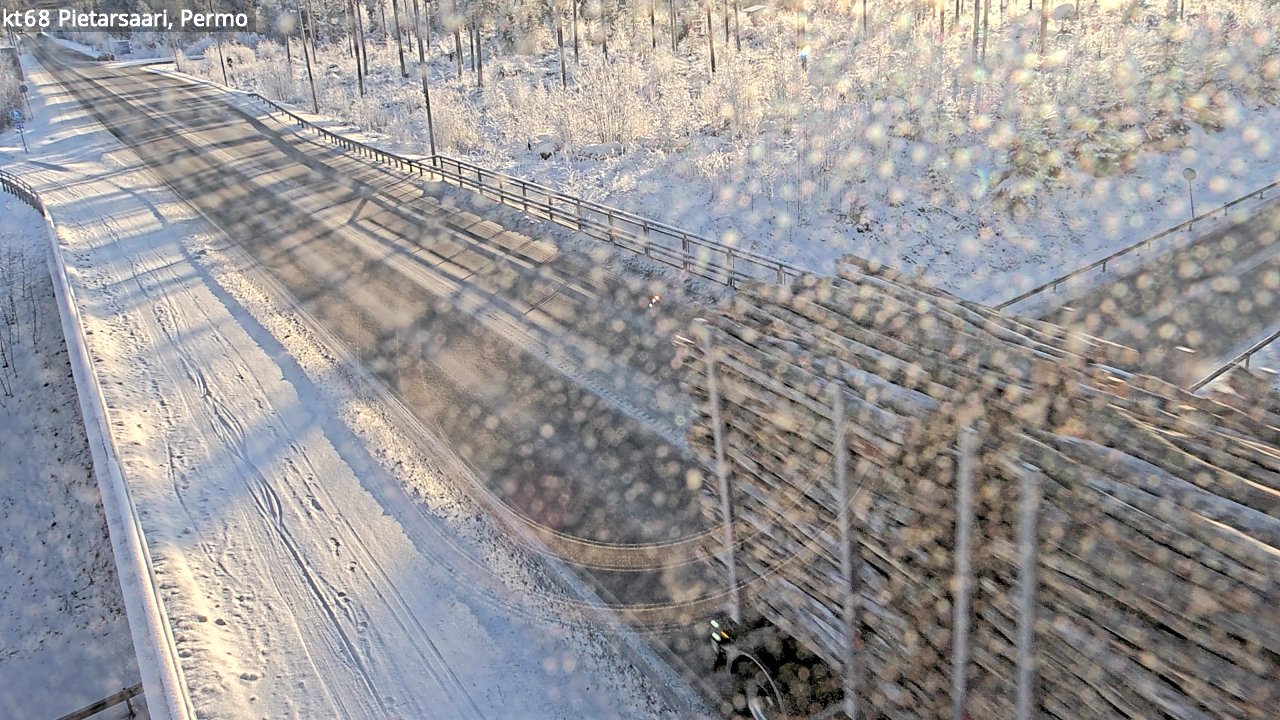 Weather Camera Image Road 68 Pietarsaari, Permo, Pietarsaari, Pohjanmaa