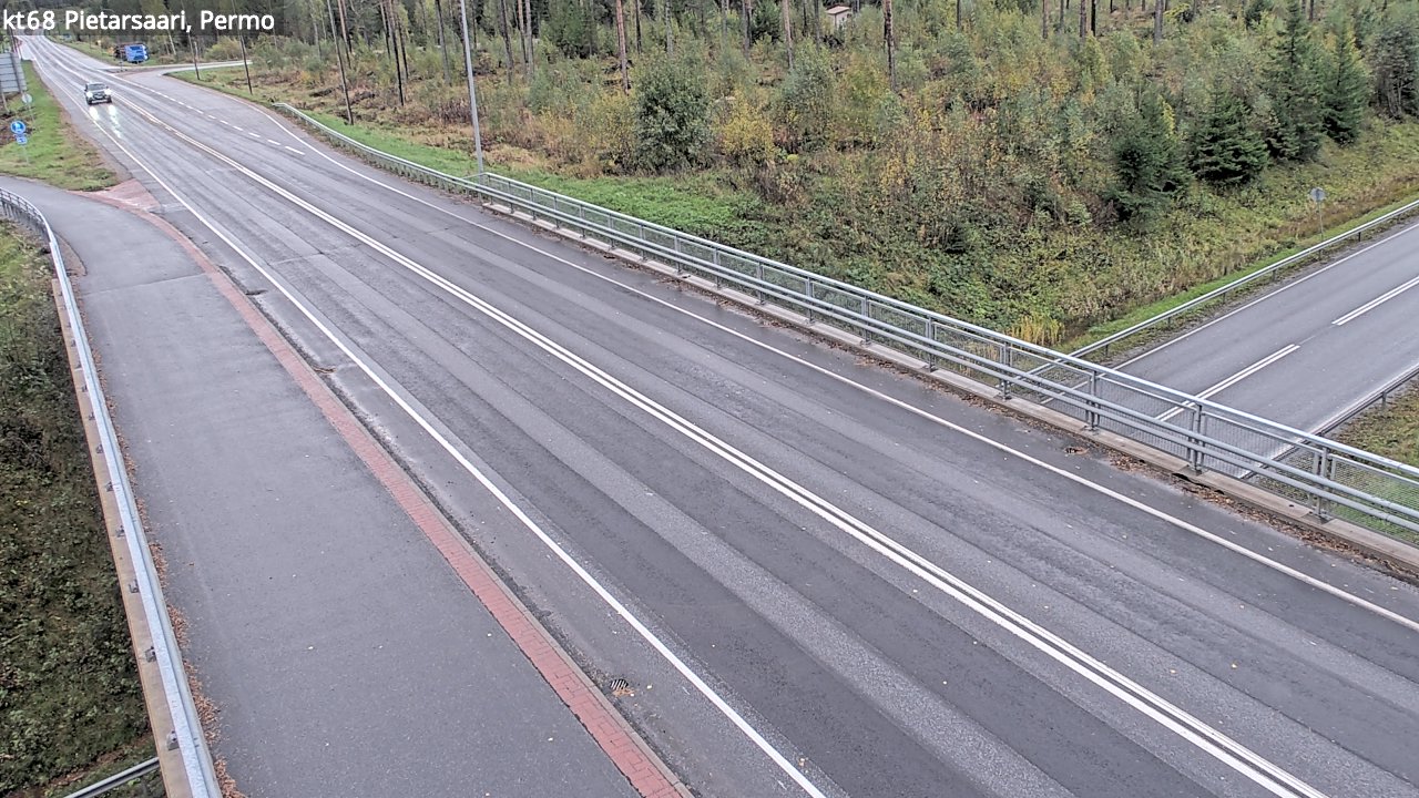 Weather Camera Image Road 68 Pietarsaari, Permo, Pietarsaari, Pohjanmaa