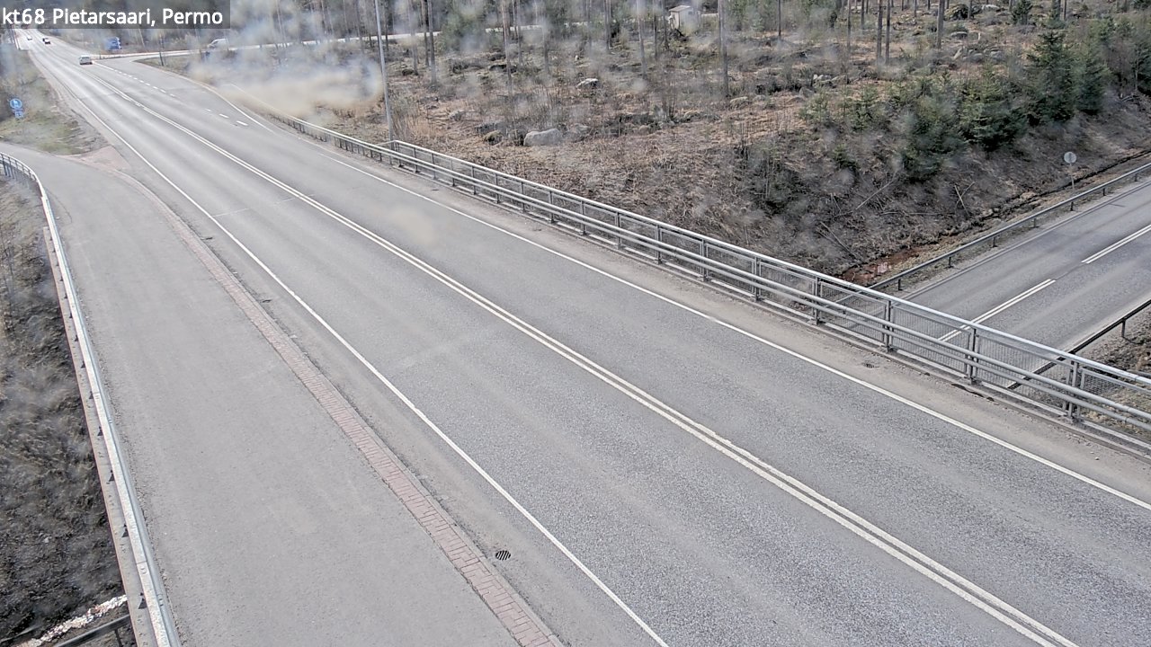 Weather Camera Image Väg 68 Jakobstad, Permo, Pietarsaari, Pohjanmaa