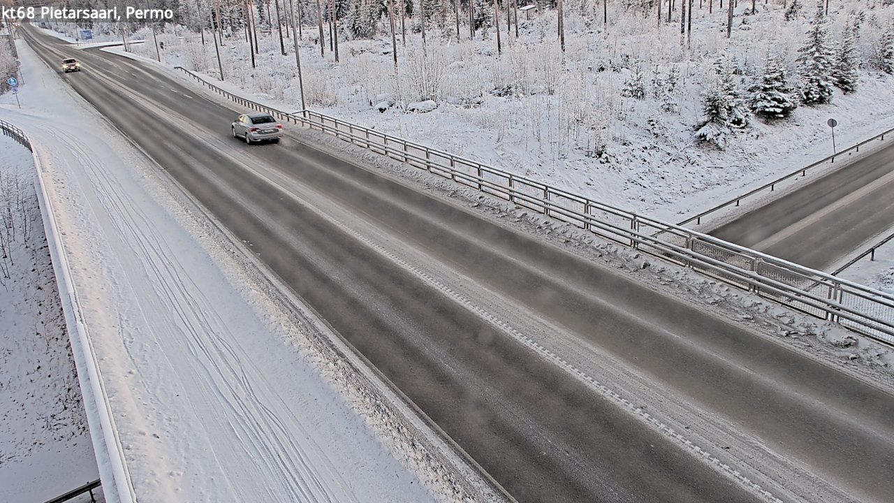 Weather Camera Image Väg 68 Jakobstad, Permo, Pietarsaari, Pohjanmaa