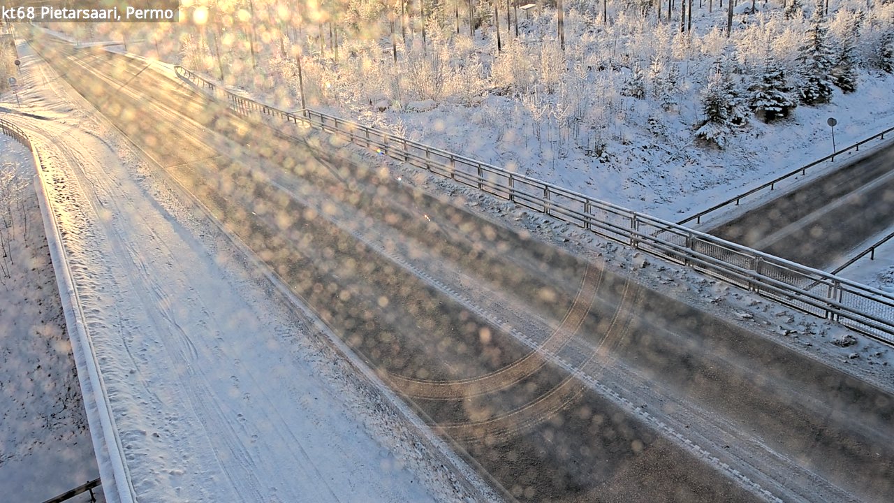 Weather Camera Image Road 68 Pietarsaari, Permo, Pietarsaari, Pohjanmaa