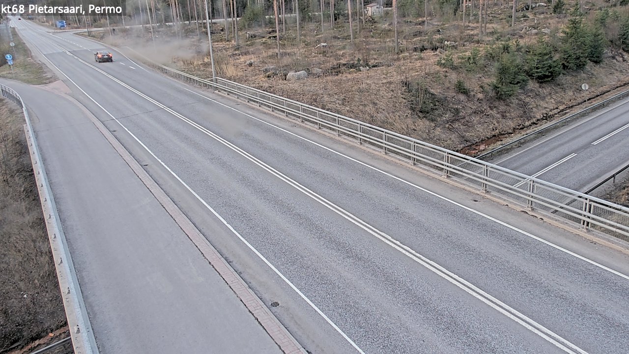 Weather Camera Image Väg 68 Jakobstad, Permo, Pietarsaari, Pohjanmaa