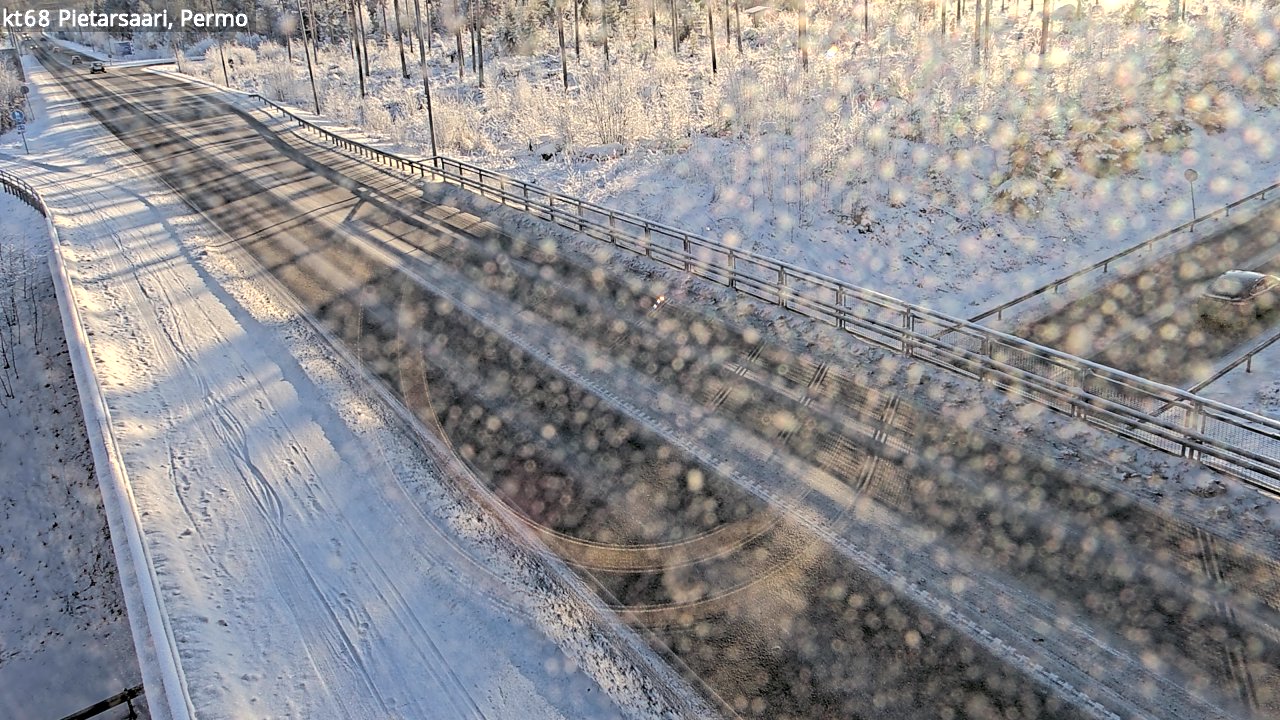 Weather Camera Image Väg 68 Jakobstad, Permo, Pietarsaari, Pohjanmaa