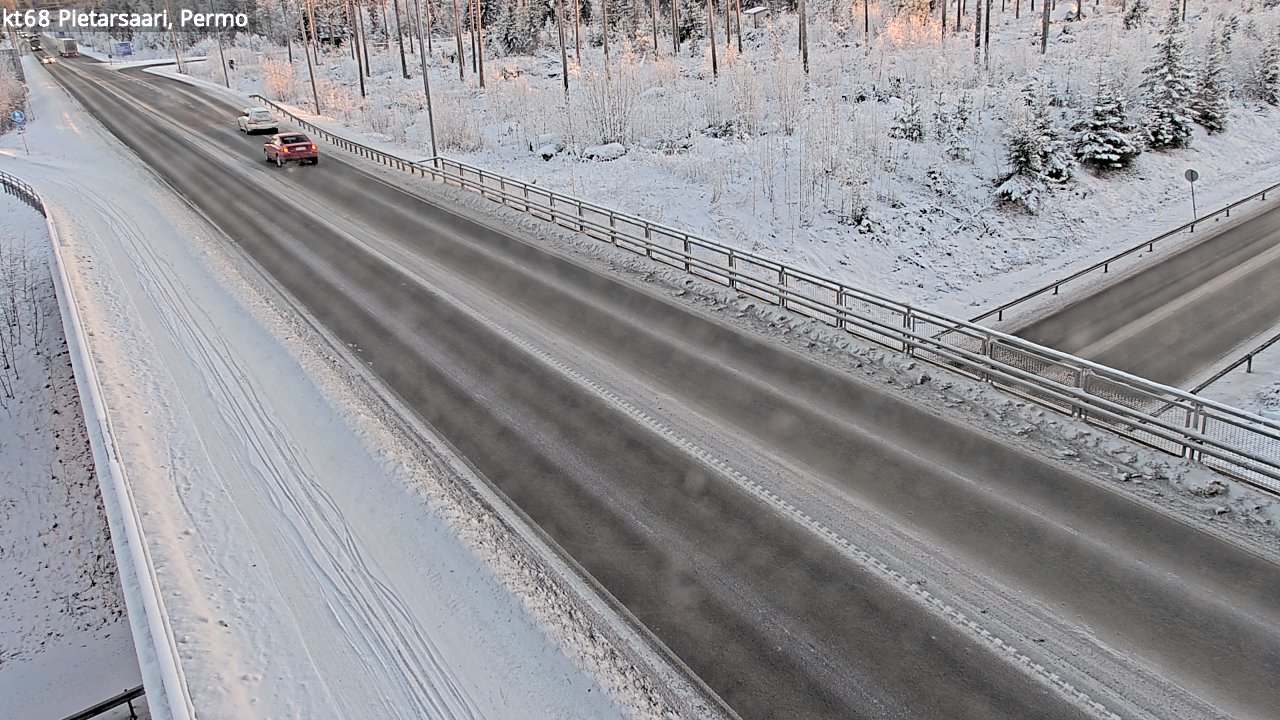 Weather Camera Image Väg 68 Jakobstad, Permo, Pietarsaari, Pohjanmaa