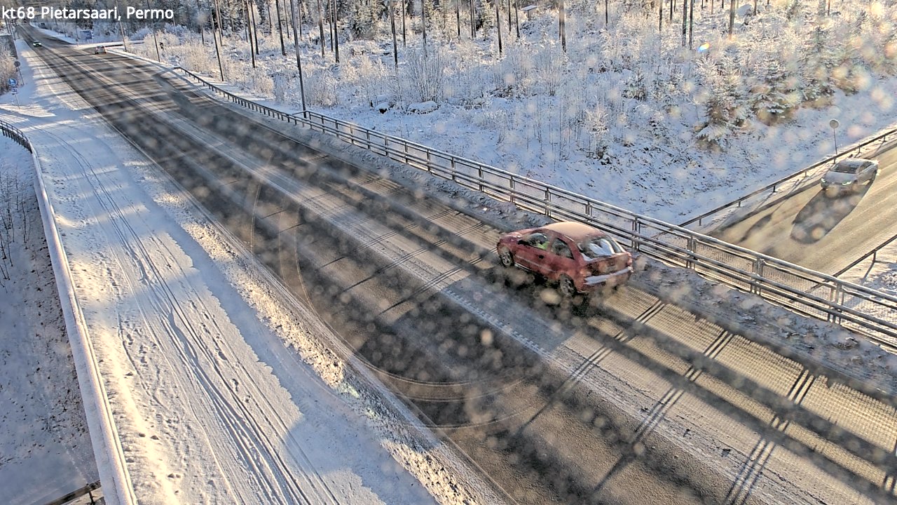 Weather Camera Image Väg 68 Jakobstad, Permo, Pietarsaari, Pohjanmaa