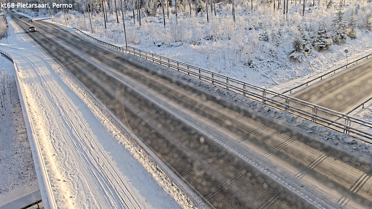 Weather Camera Image Väg 68 Jakobstad, Permo, Pietarsaari, Pohjanmaa