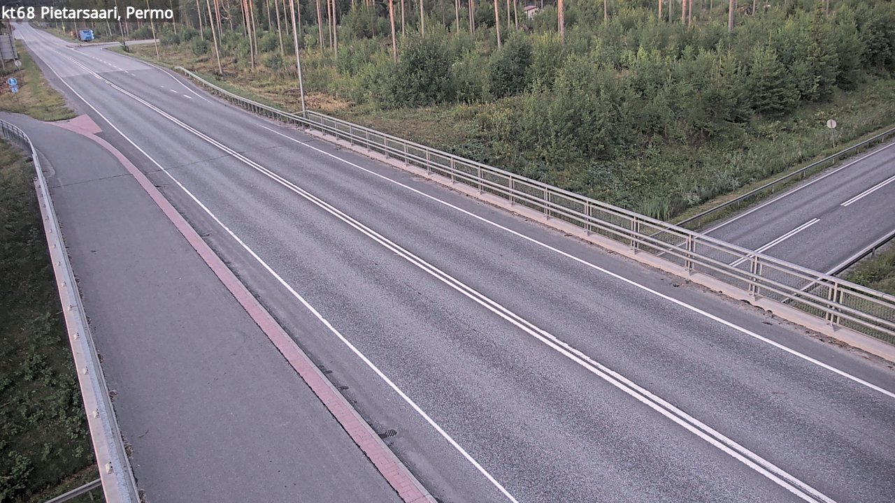 Weather Camera Image Road 68 Pietarsaari, Permo, Pietarsaari, Pohjanmaa