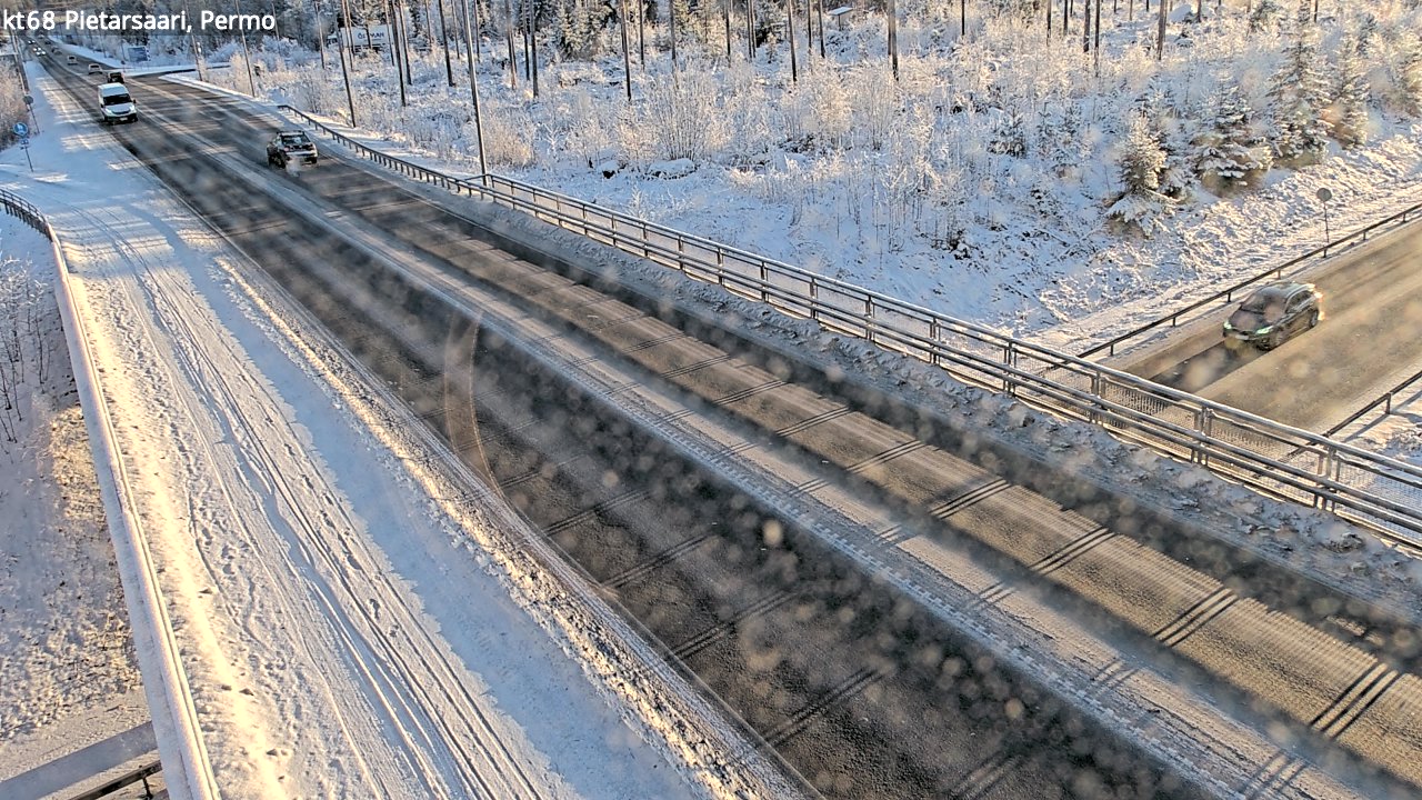 Weather Camera Image Väg 68 Jakobstad, Permo, Pietarsaari, Pohjanmaa