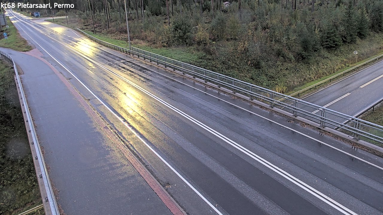 Weather Camera Image Väg 68 Jakobstad, Permo, Pietarsaari, Pohjanmaa