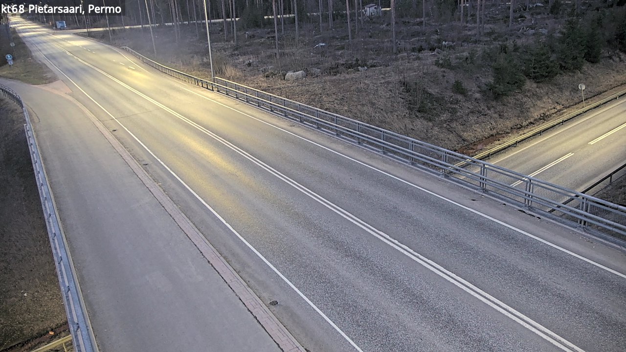 Weather Camera Image Väg 68 Jakobstad, Permo, Pietarsaari, Pohjanmaa