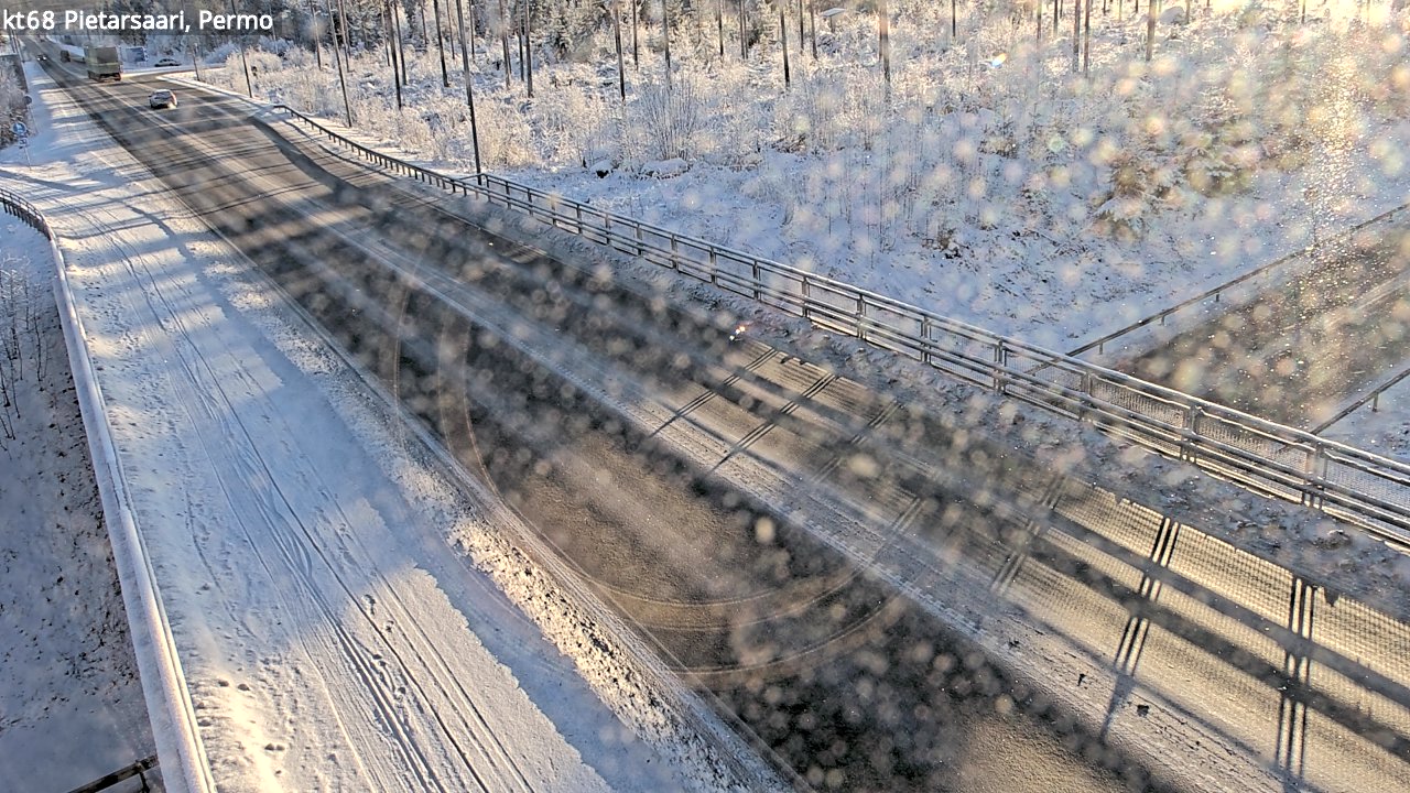 Weather Camera Image Väg 68 Jakobstad, Permo, Pietarsaari, Pohjanmaa