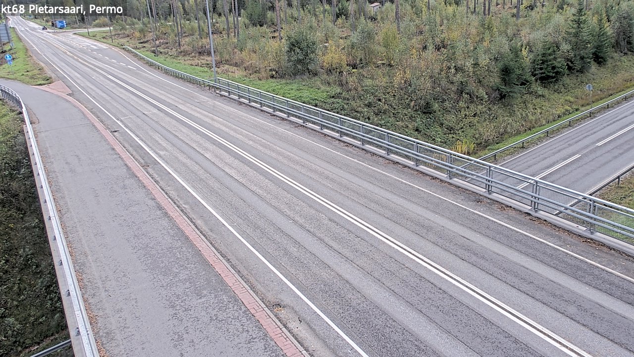 Weather Camera Image Road 68 Pietarsaari, Permo, Pietarsaari, Pohjanmaa