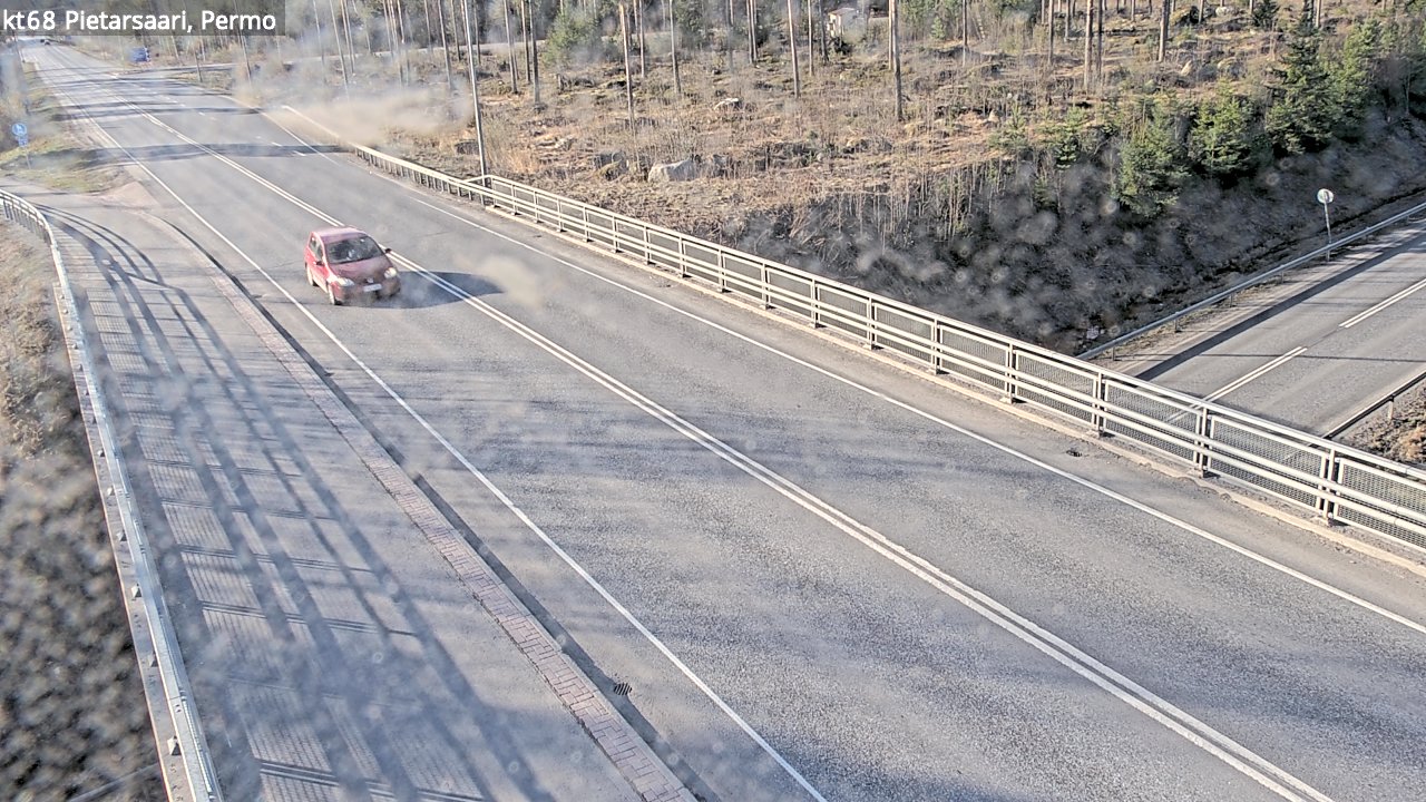 Weather Camera Image Väg 68 Jakobstad, Permo, Pietarsaari, Pohjanmaa
