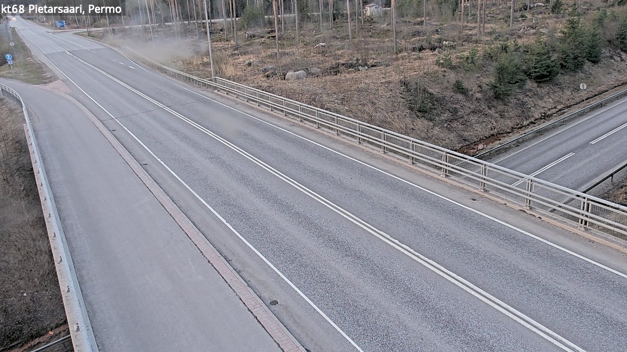Weather Camera Image Väg 68 Jakobstad, Permo, Pietarsaari, Pohjanmaa