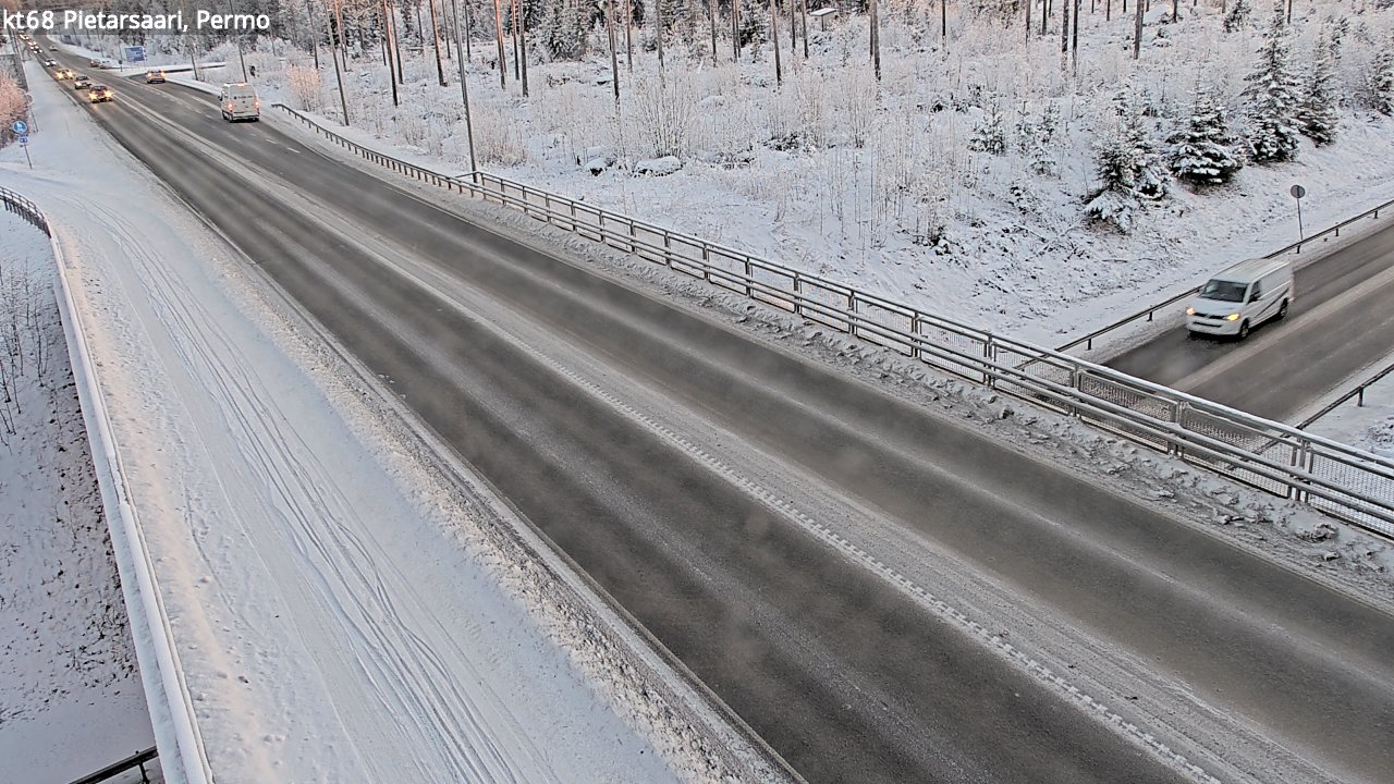 Weather Camera Image Väg 68 Jakobstad, Permo, Pietarsaari, Pohjanmaa