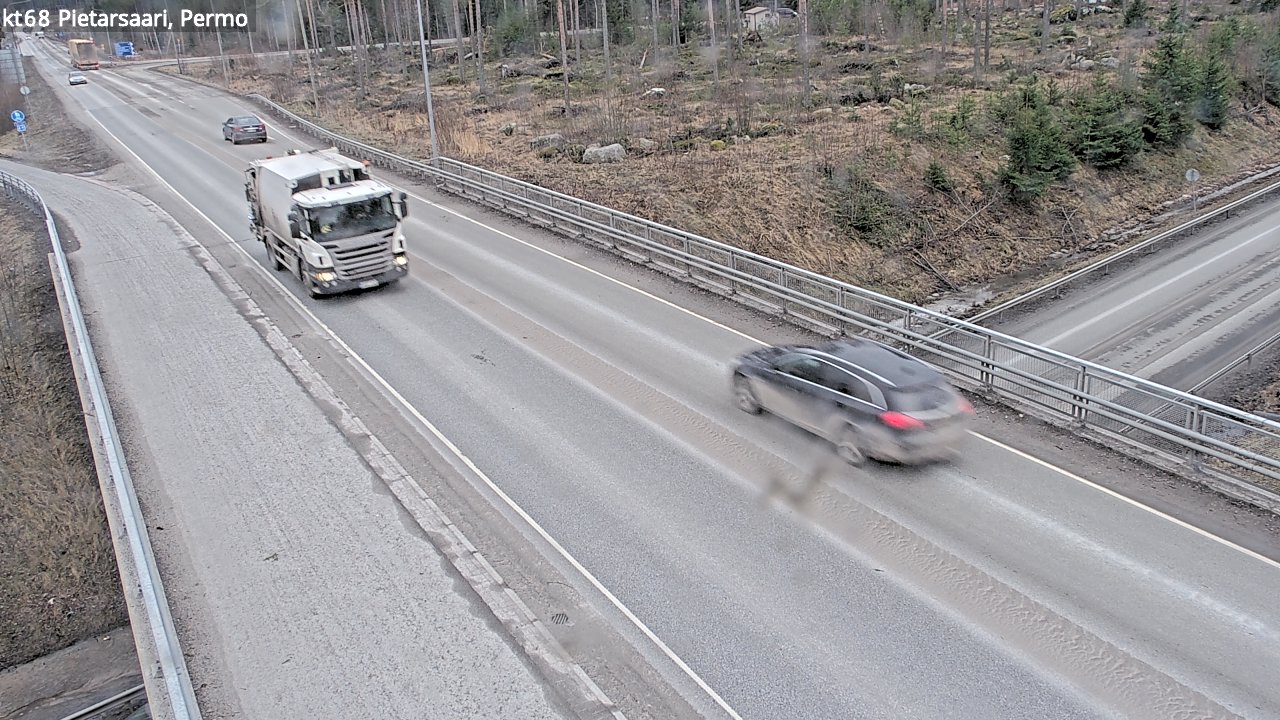 Weather Camera Image Väg 68 Jakobstad, Permo, Pietarsaari, Pohjanmaa