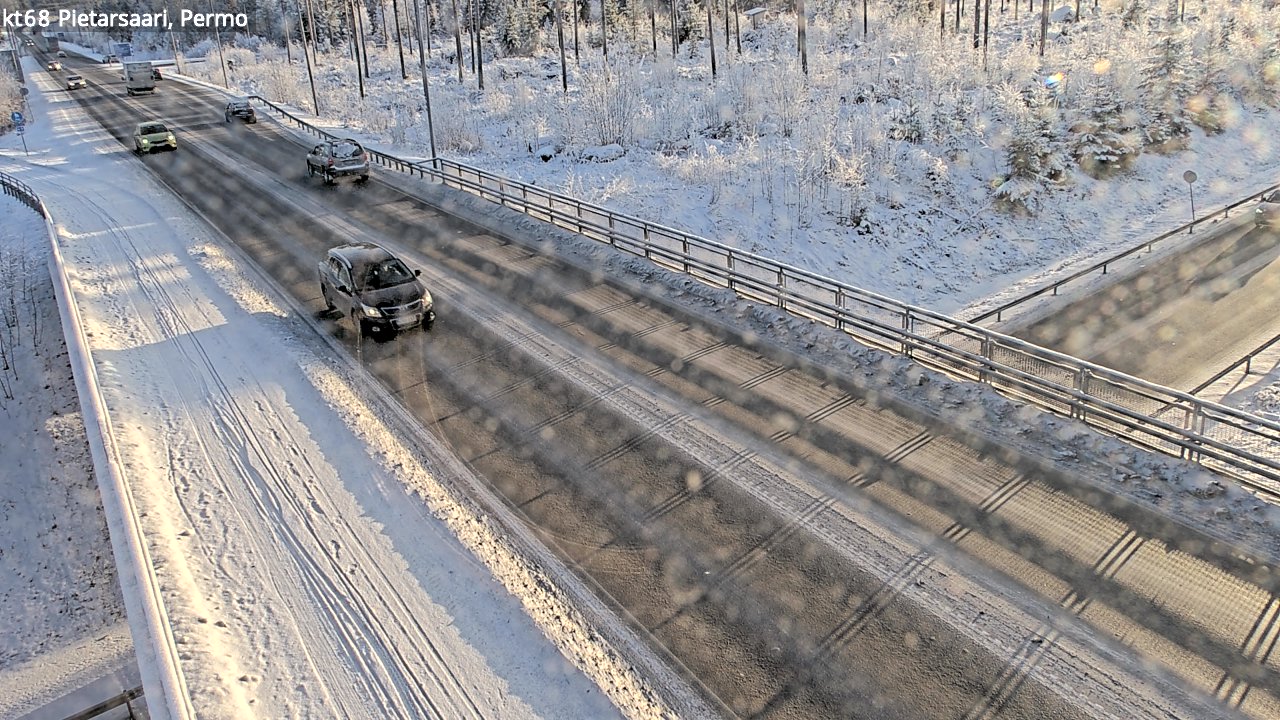 Weather Camera Image Väg 68 Jakobstad, Permo, Pietarsaari, Pohjanmaa