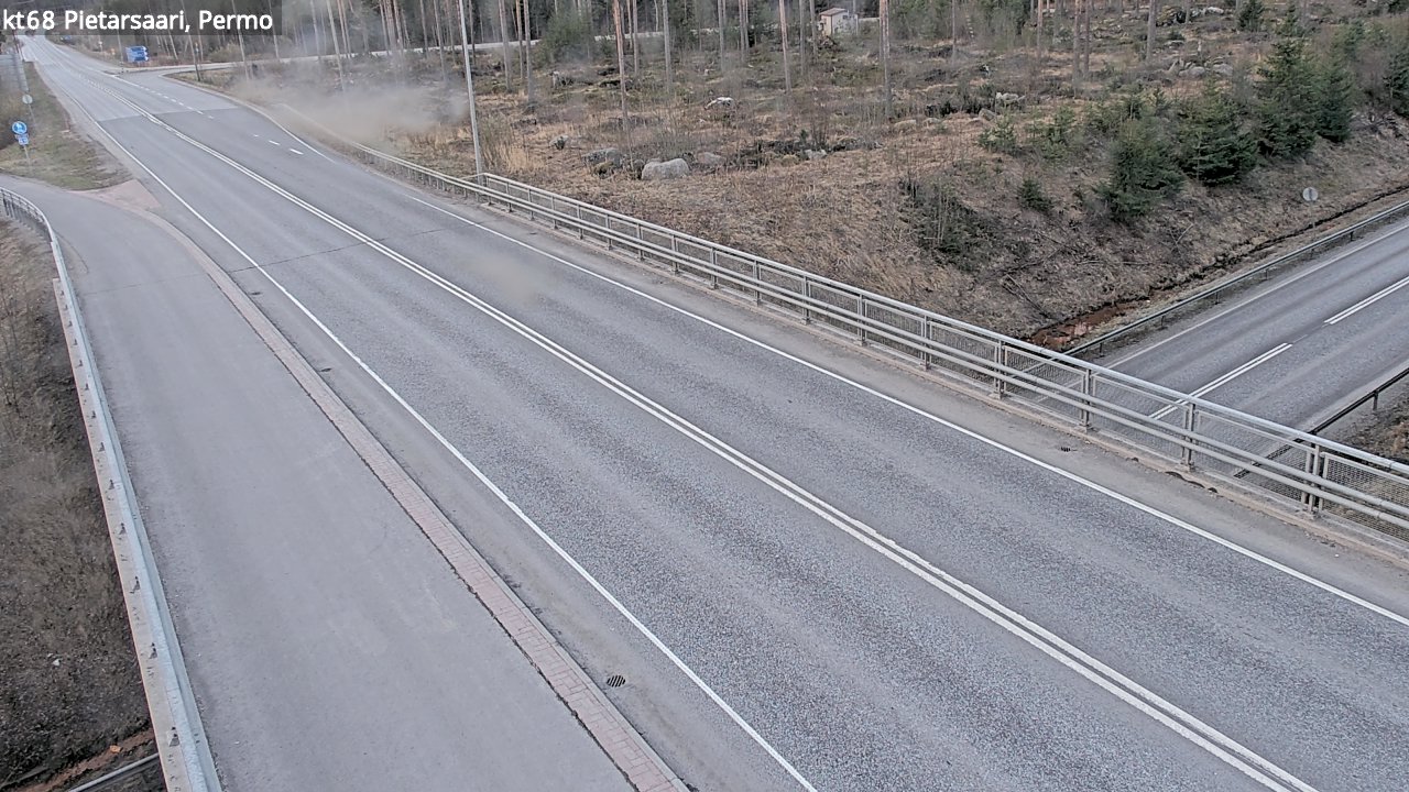 Weather Camera Image Väg 68 Jakobstad, Permo, Pietarsaari, Pohjanmaa