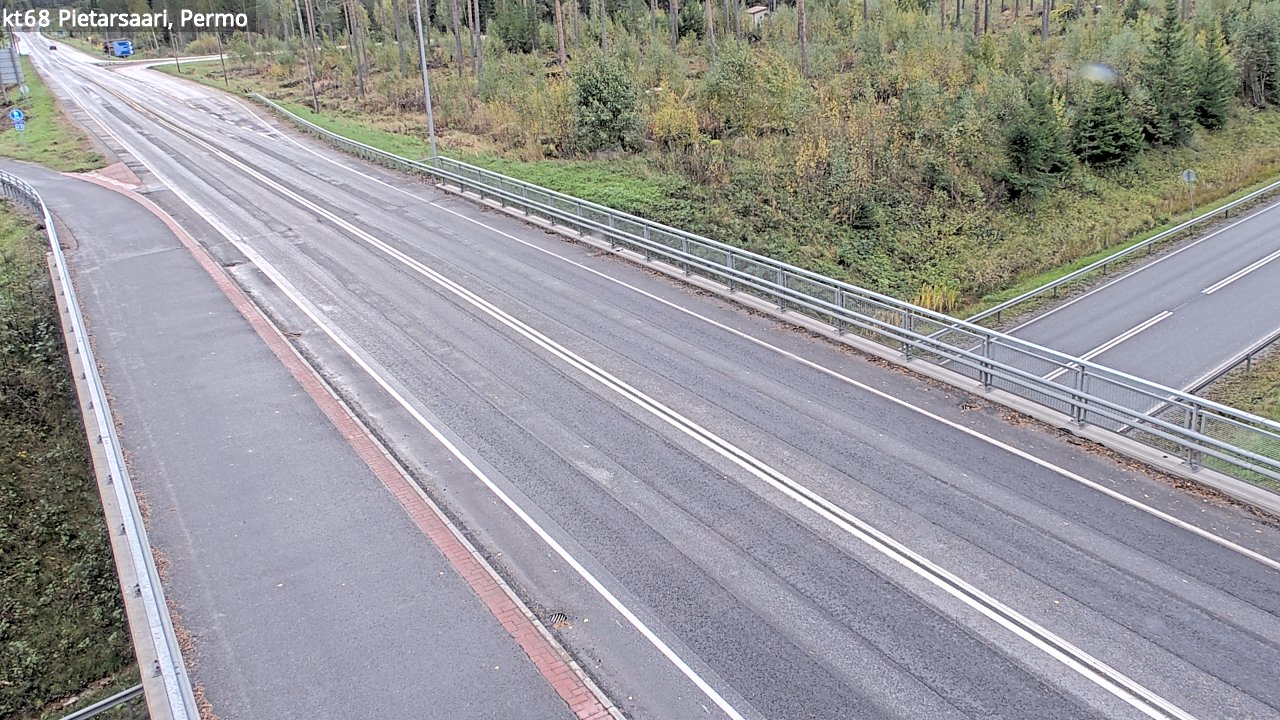 Weather Camera Image Road 68 Pietarsaari, Permo, Pietarsaari, Pohjanmaa