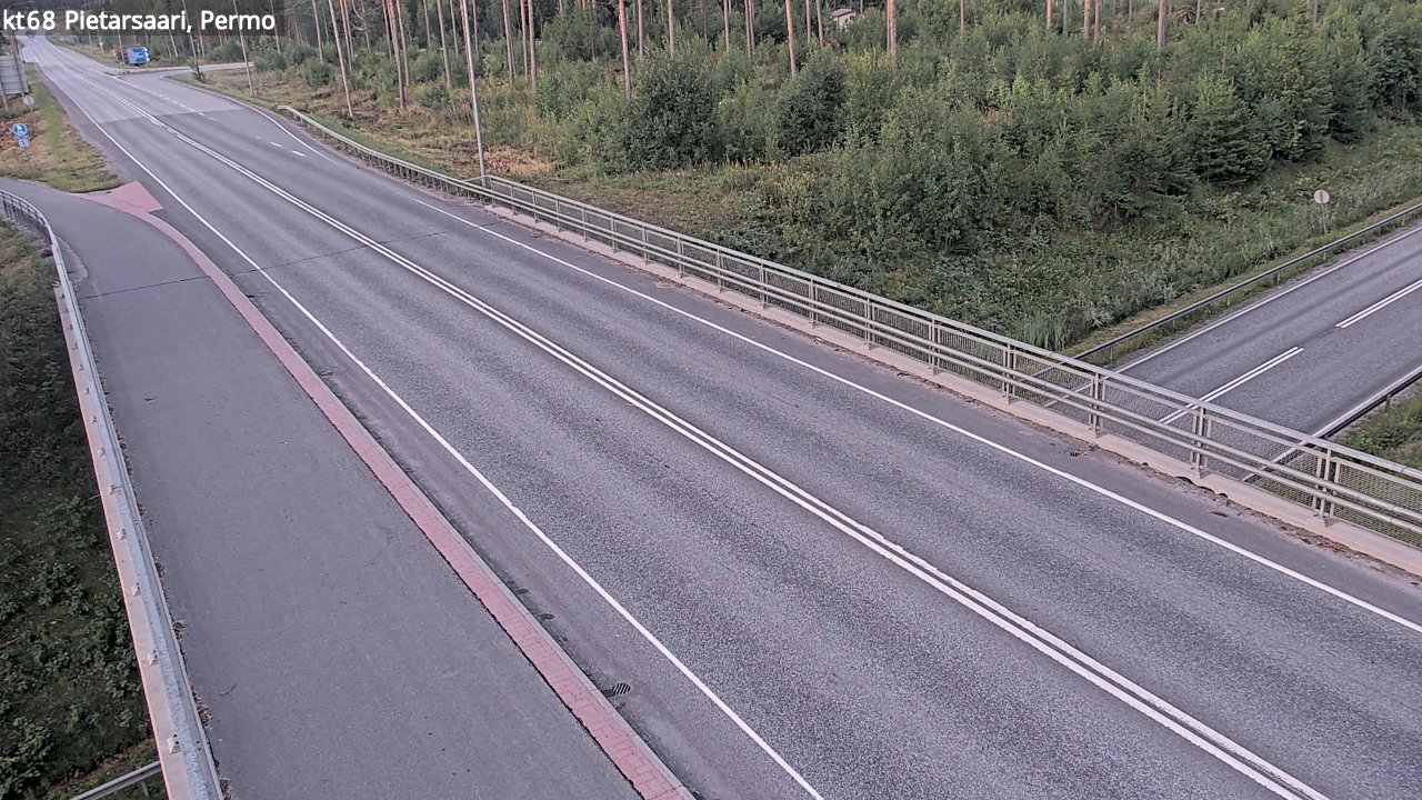 Weather Camera Image Väg 68 Jakobstad, Permo, Pietarsaari, Pohjanmaa