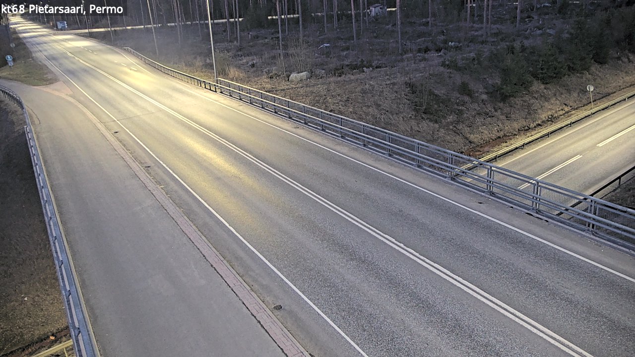 Weather Camera Image Väg 68 Jakobstad, Permo, Pietarsaari, Pohjanmaa