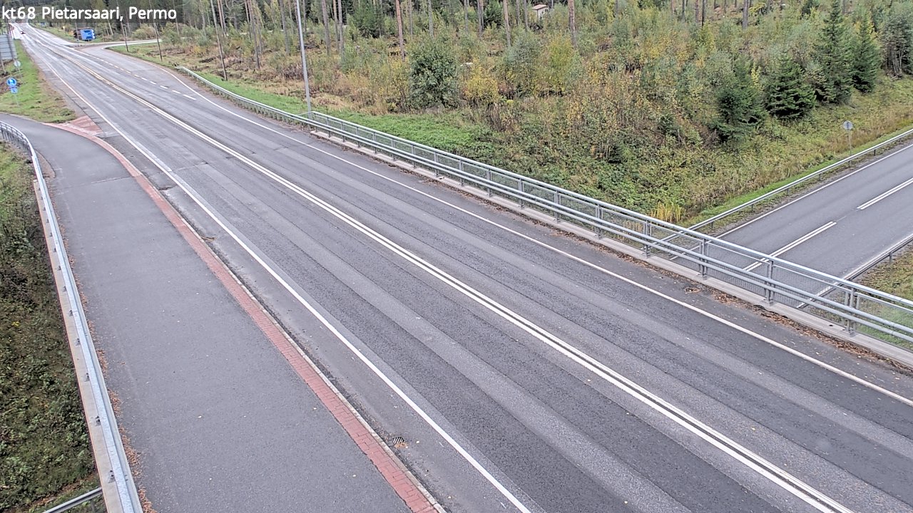 Weather Camera Image Road 68 Pietarsaari, Permo, Pietarsaari, Pohjanmaa