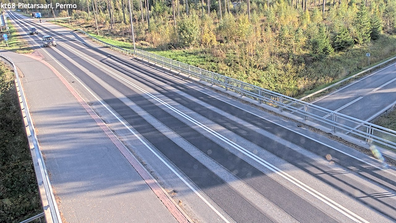 Weather Camera Image Road 68 Pietarsaari, Permo, Pietarsaari, Pohjanmaa