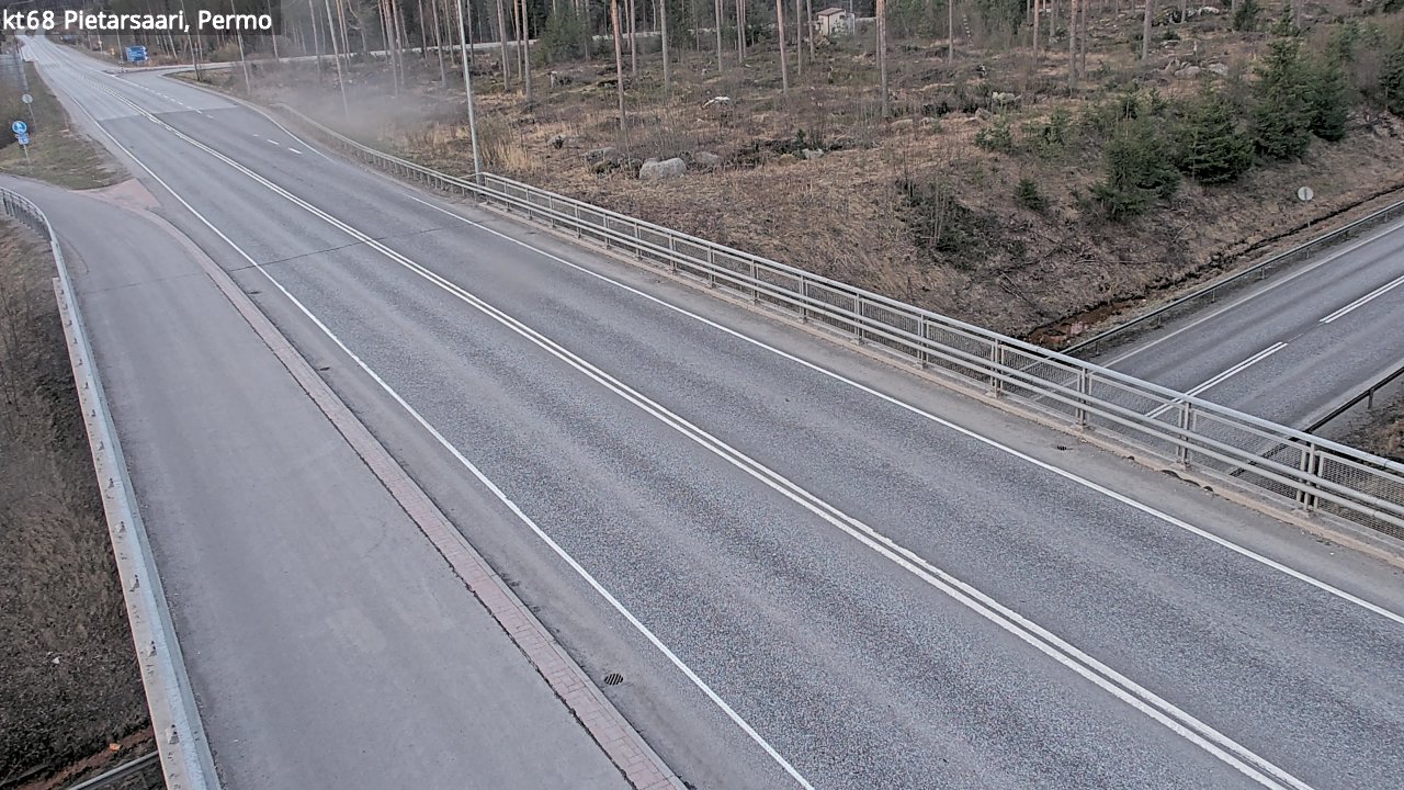 Weather Camera Image Väg 68 Jakobstad, Permo, Pietarsaari, Pohjanmaa