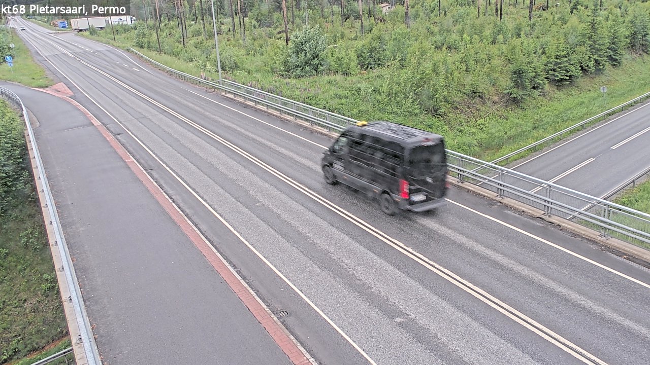 Weather Camera Image Väg 68 Jakobstad, Permo, Pietarsaari, Pohjanmaa