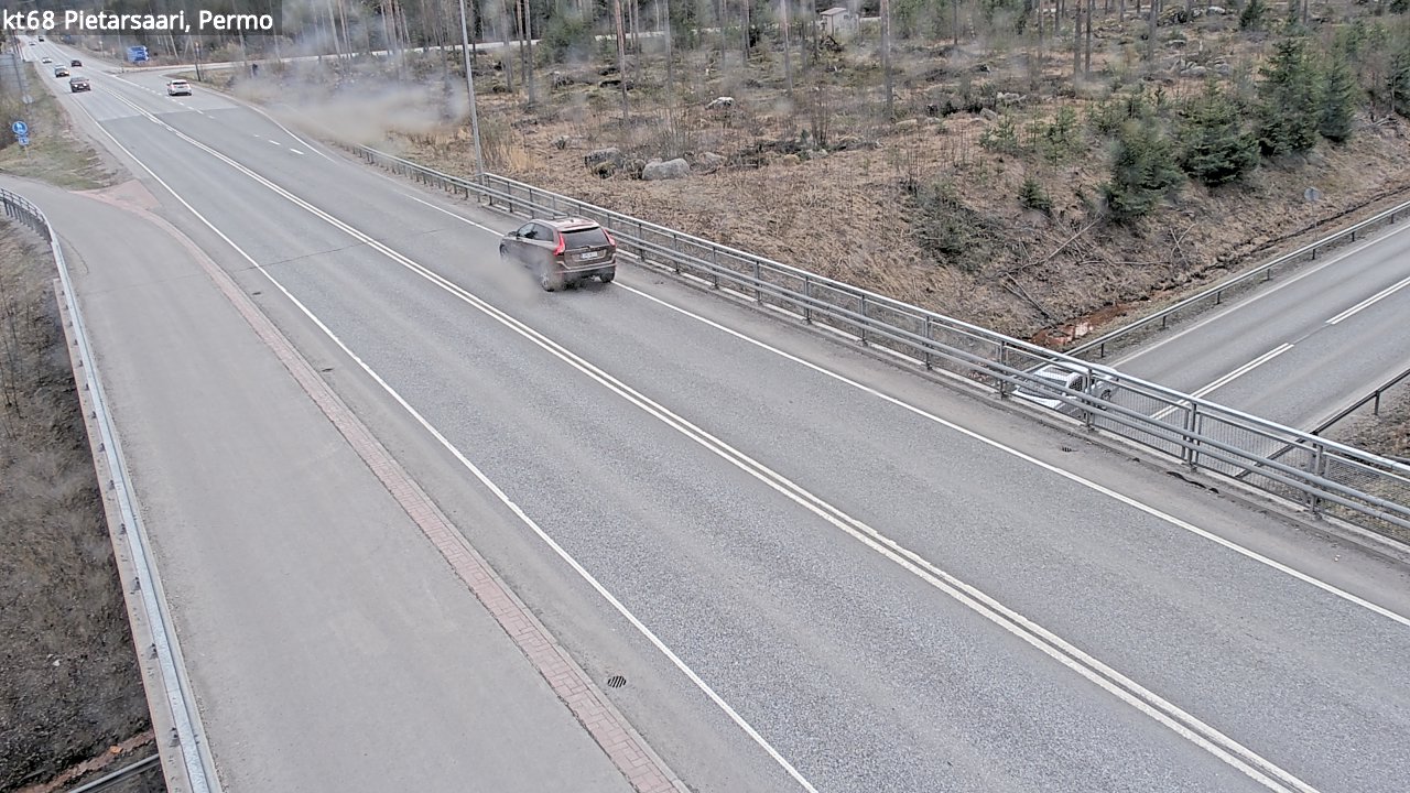 Weather Camera Image Väg 68 Jakobstad, Permo, Pietarsaari, Pohjanmaa