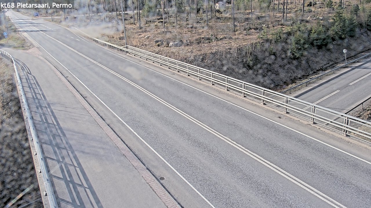 Weather Camera Image Väg 68 Jakobstad, Permo, Pietarsaari, Pohjanmaa