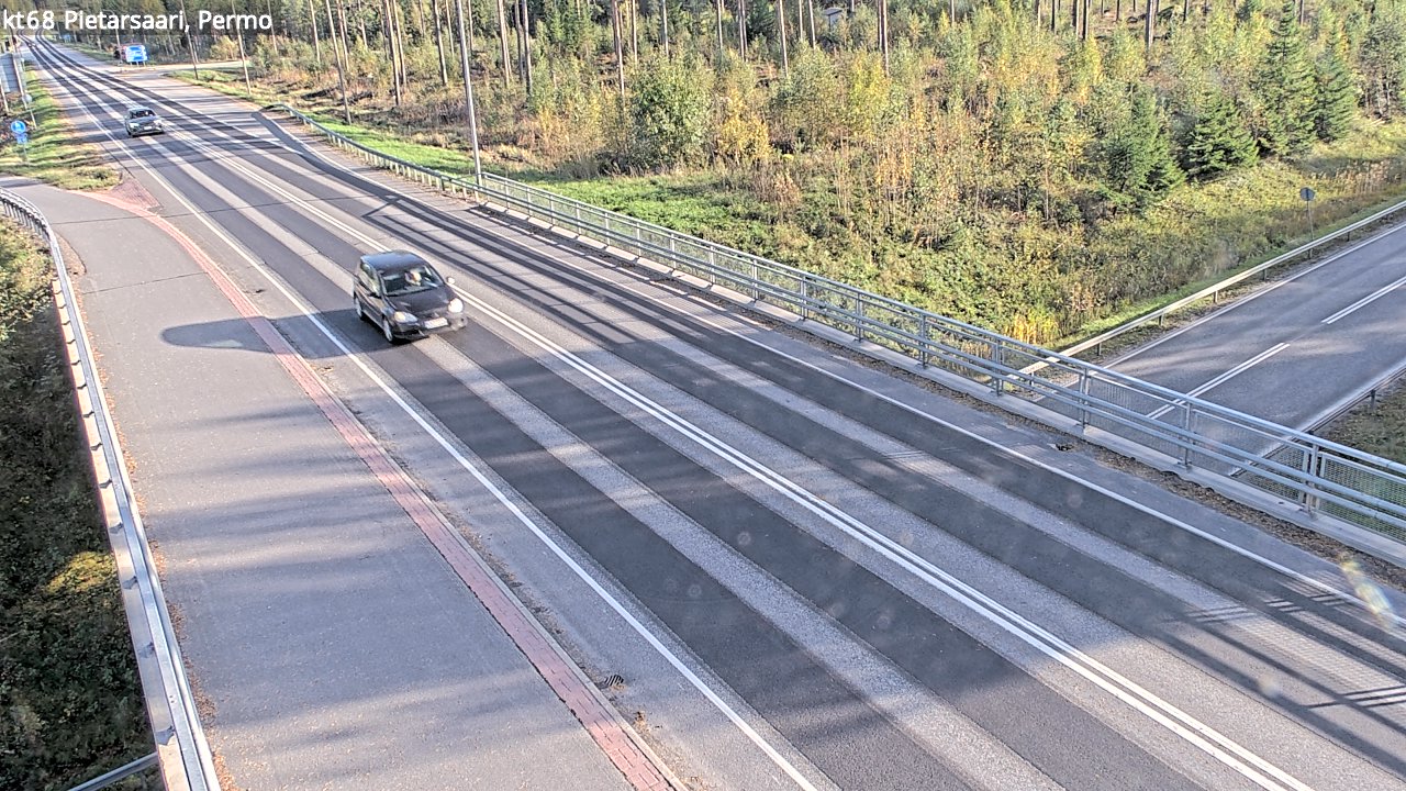 Weather Camera Image Road 68 Pietarsaari, Permo, Pietarsaari, Pohjanmaa