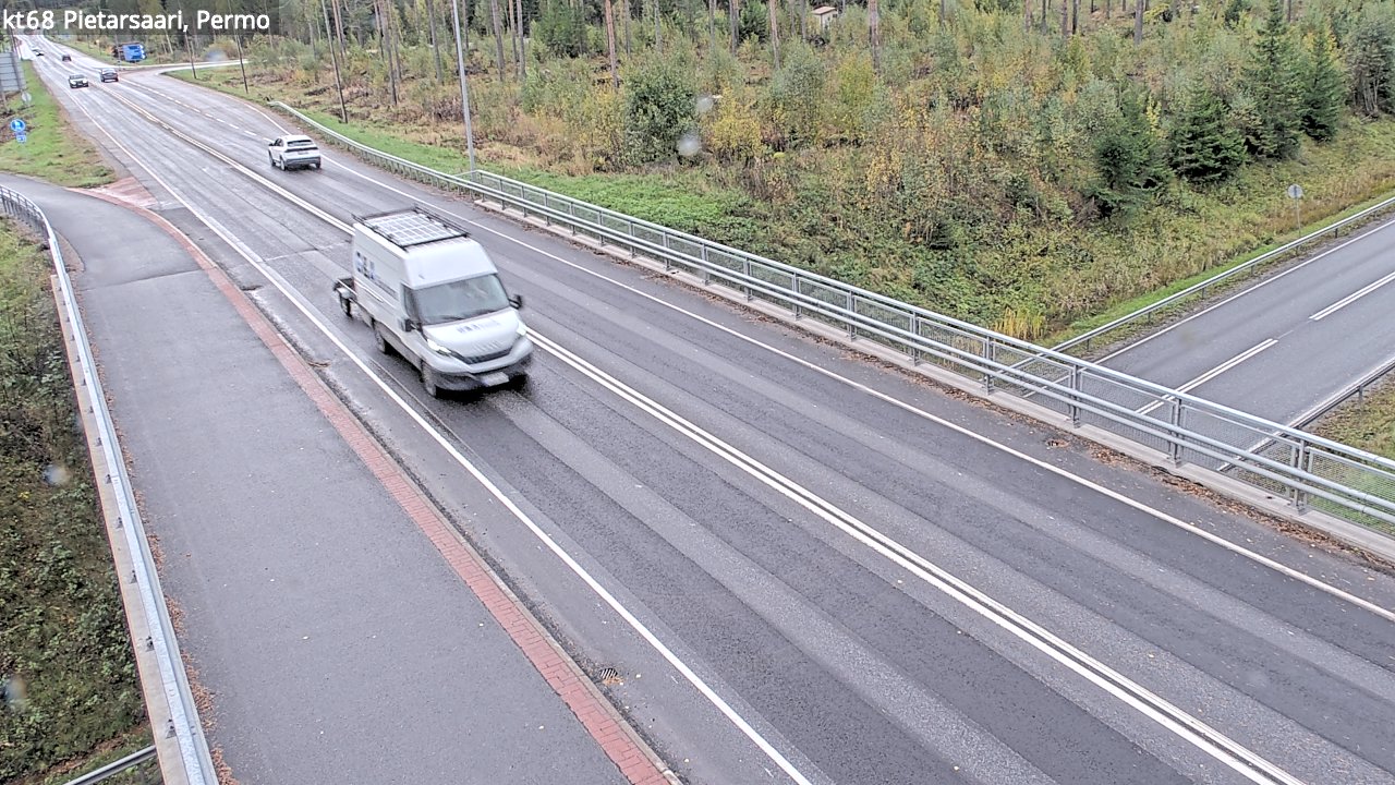 Weather Camera Image Road 68 Pietarsaari, Permo, Pietarsaari, Pohjanmaa