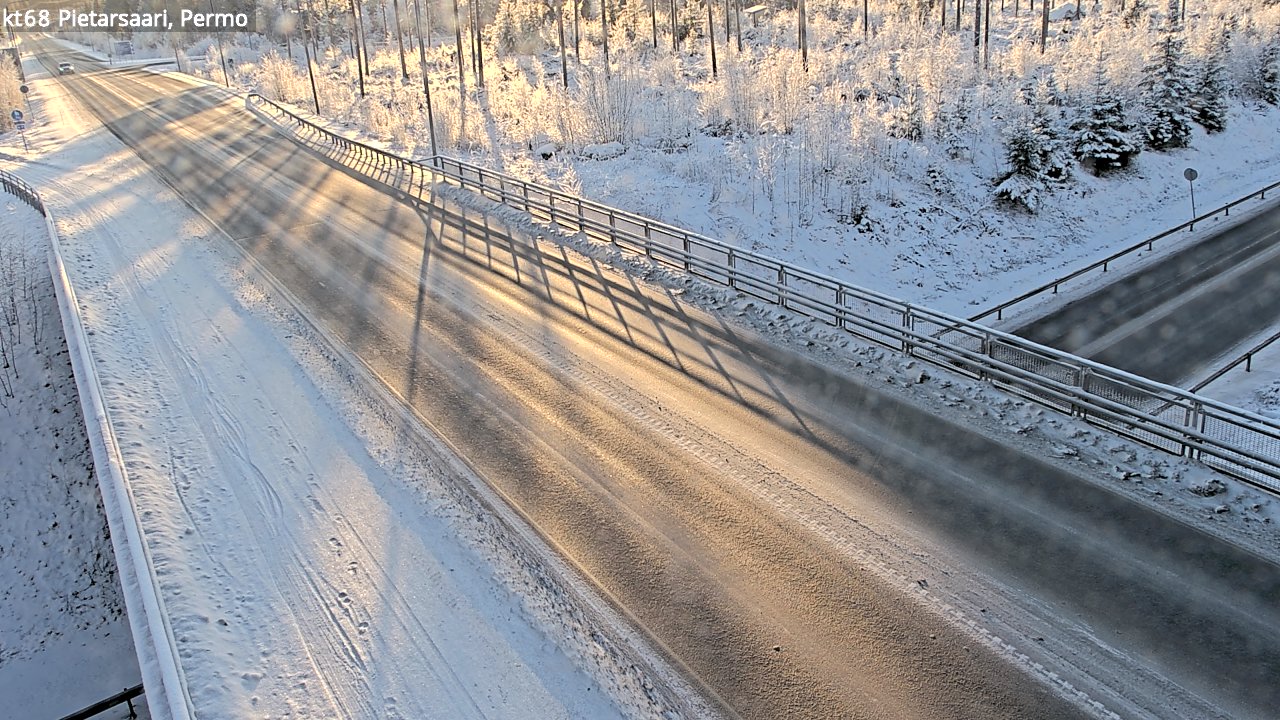 Weather Camera Image Road 68 Pietarsaari, Permo, Pietarsaari, Pohjanmaa