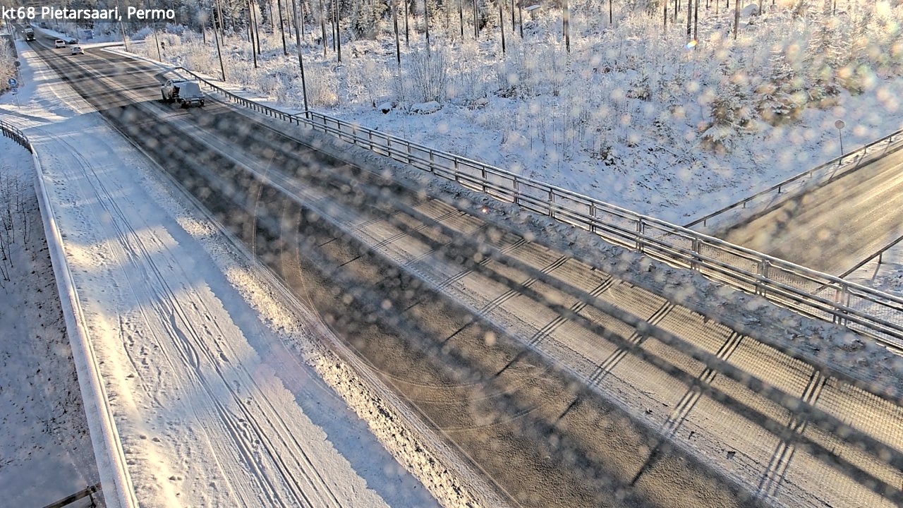 Weather Camera Image Väg 68 Jakobstad, Permo, Pietarsaari, Pohjanmaa