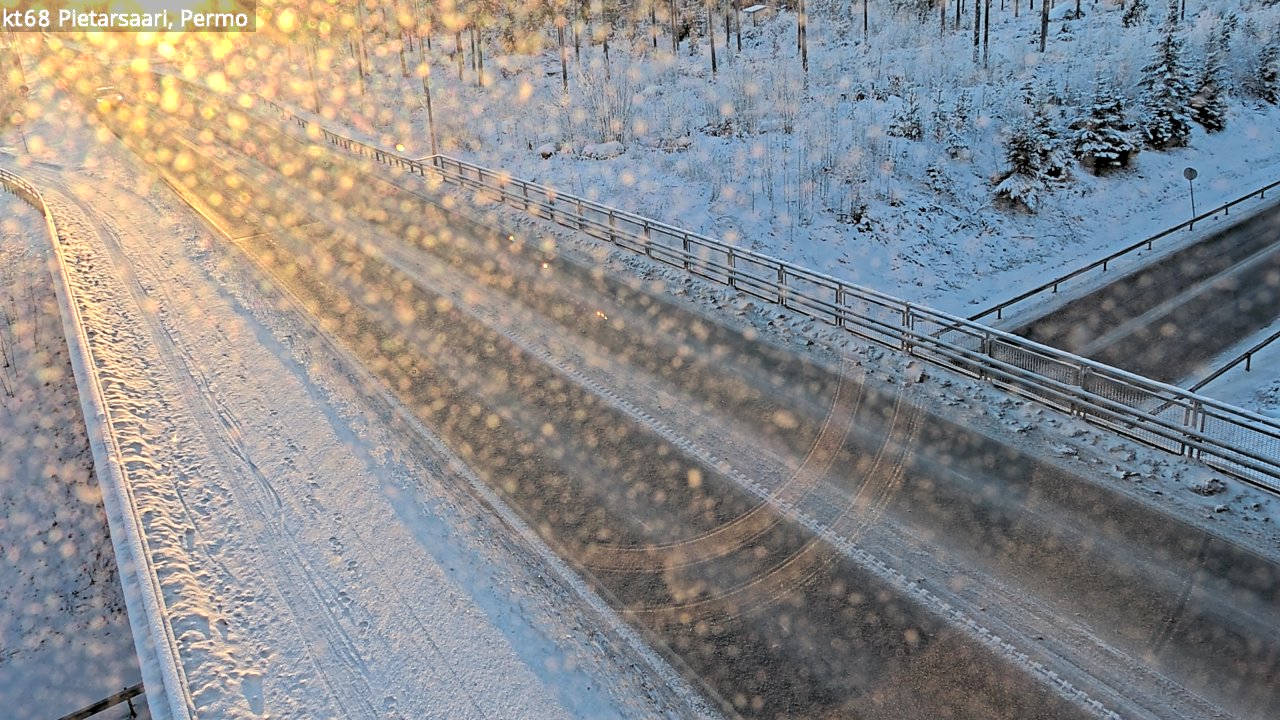 Weather Camera Image Road 68 Pietarsaari, Permo, Pietarsaari, Pohjanmaa